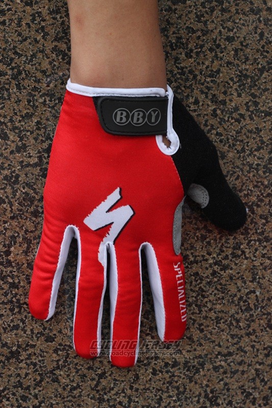 2014 Specialized Full Finger Gloves Cycling Red and Black